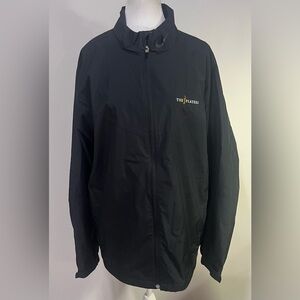 NIKE STORM FIT THE PLAYERS BLACK GOLF JACKET WINDBREAKER PARKA SIZE XL